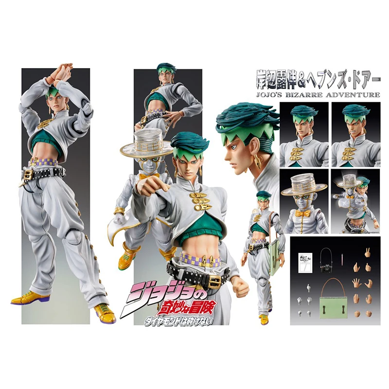 

Оригинальная фигурка Medicos Jojo по мотивам невероятных приключений, экшн-фигурка Rohan Kishibe из ПВХ, Коллекционная модель 16 см, игрушки для мальчик...