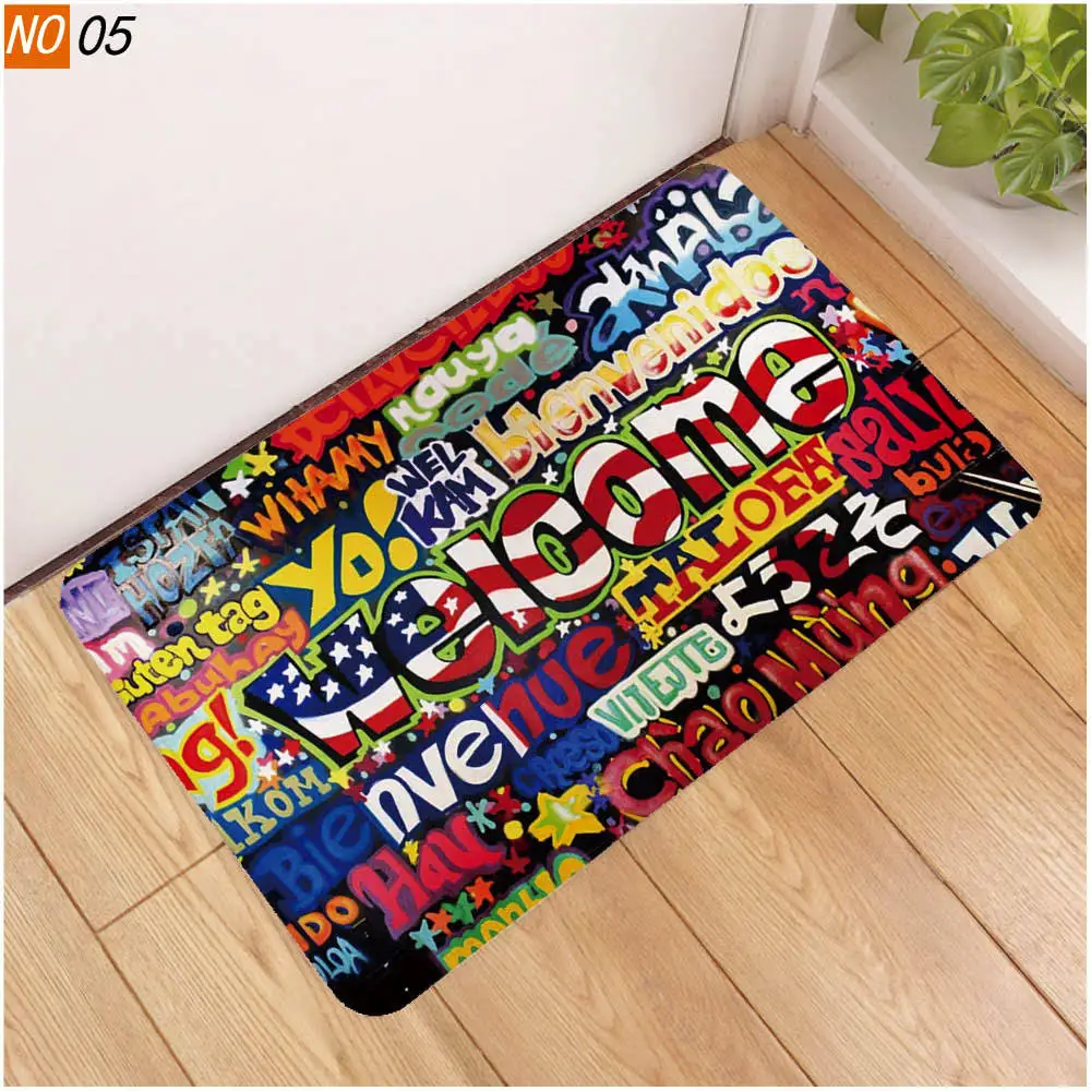 Противоскользящий коврик OIMG для ванной комнаты напольный с 3D принтом