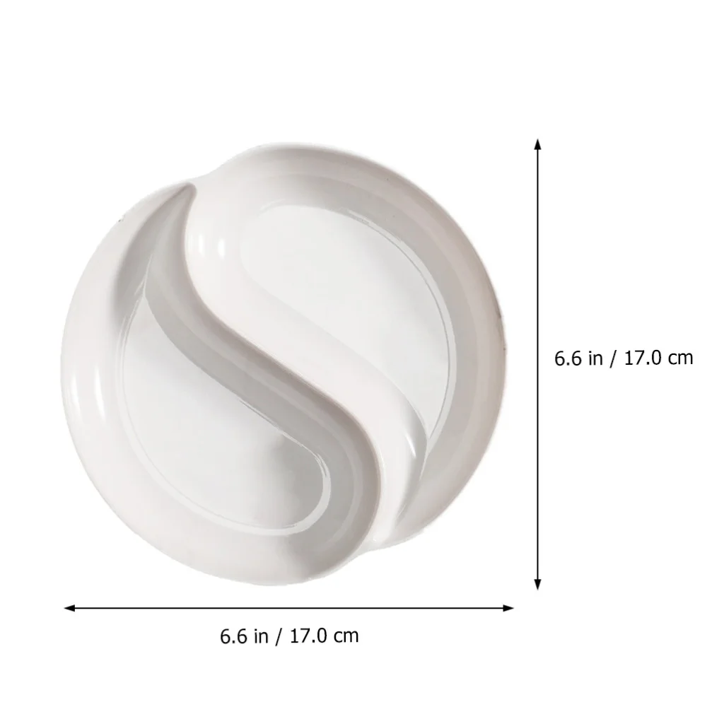 

3PCS Tai Ji Watercolor Paint Tray Multi-functional Practical Paint Tray