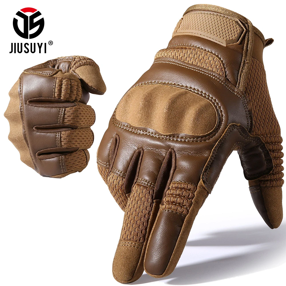 

Touchscreen Tactical Gloves PU Leather Full Finger Glove SWAT Airsoft Combat Army Military Paintball Shooting Gear Women Men