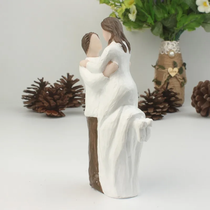1 шт. Смола Жених и невеста пара фигурка украшения Свадебный торт фигурки жениха