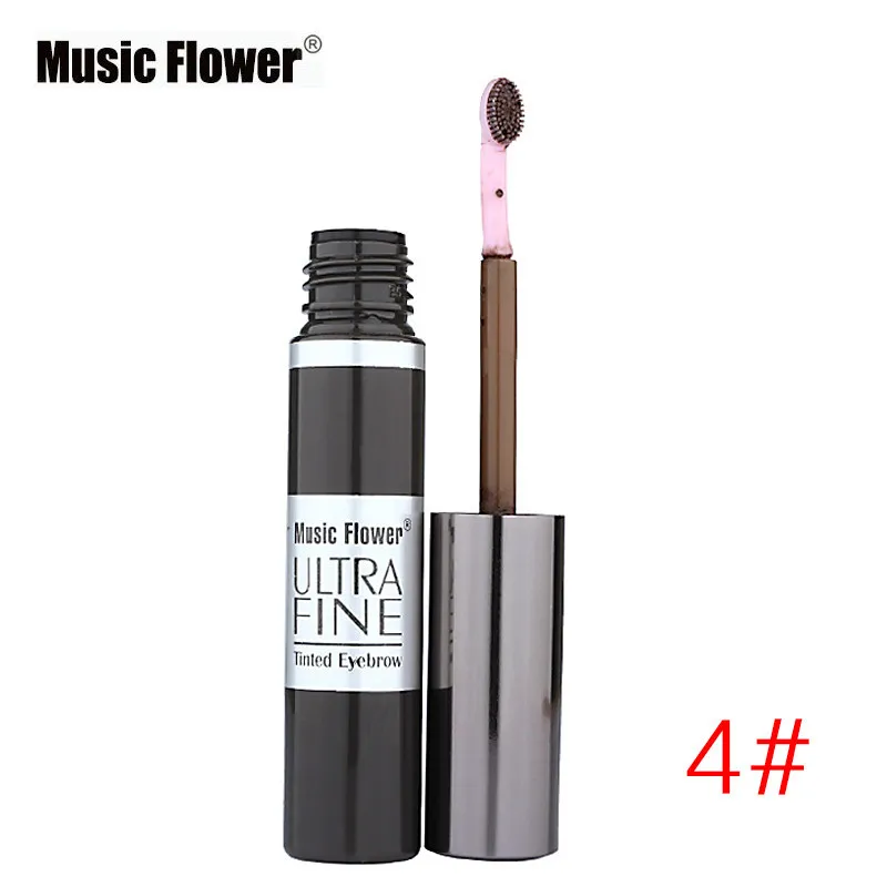4 цвета 3D тонированные крем для бровей бренд Music Flower макияж черный Кофе брови гель