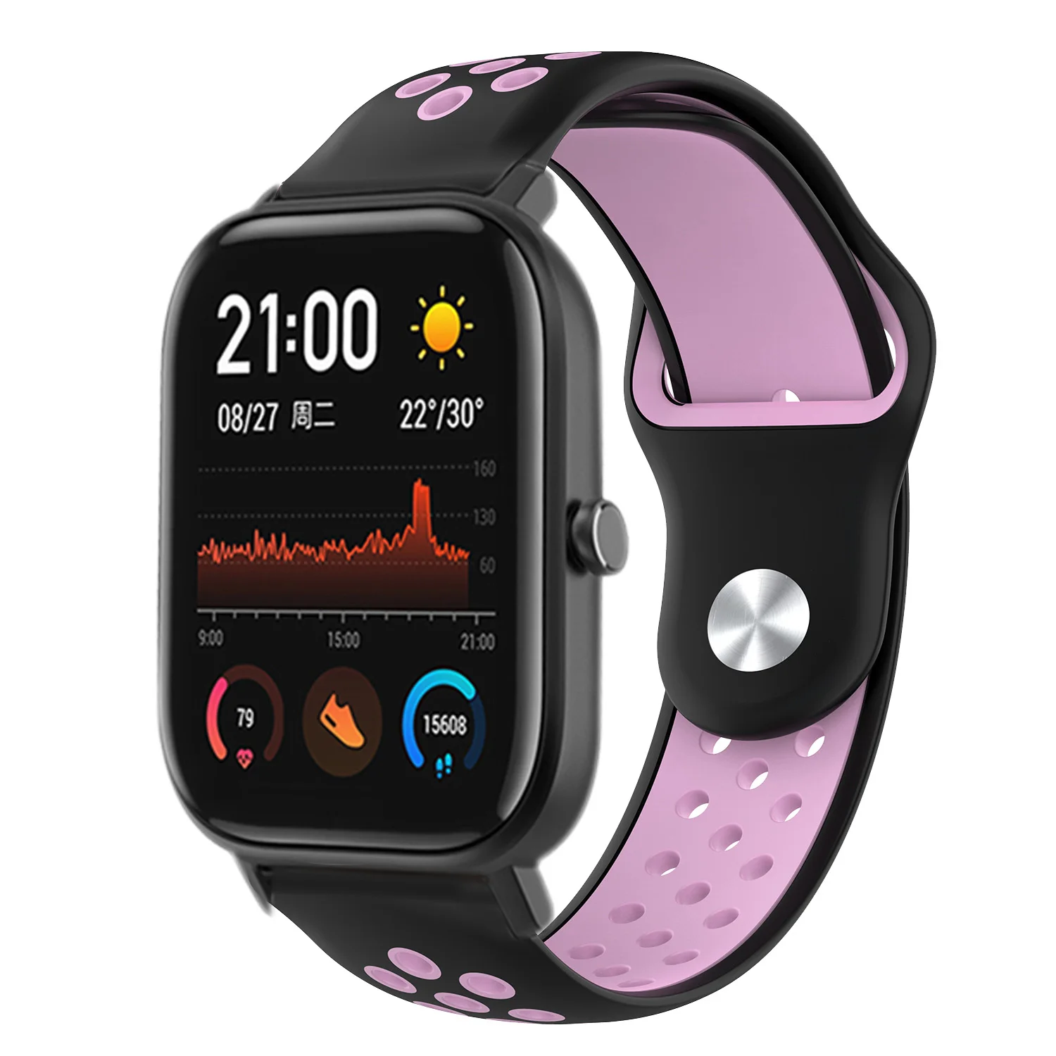 Силиконовый ремешок для Xiaomi Huami AMAZFIT GTS Smart Watch Band 20 мм для Amazfit GTR 42 мм браслеты Correa