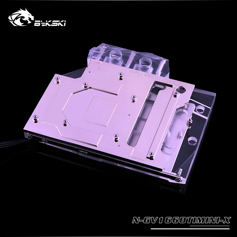 Bykski N GV1660TIMINI X GPU водный блок для Gigabyte1660Ti MINI ITX OC 6G Полное покрытие графическая