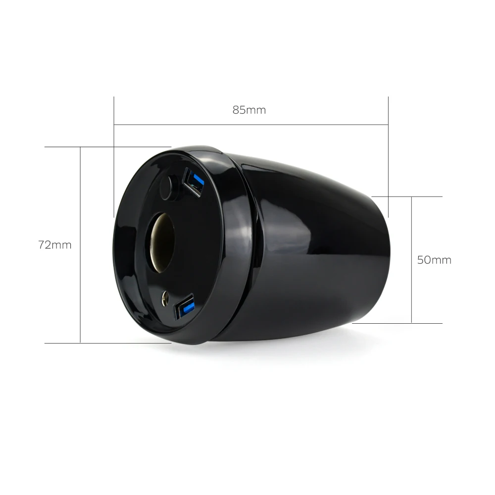 Автомобильное зарядное устройство Aoshike QC3.0 4 8a с 2 USB портами жк дисплеем|Адаптер