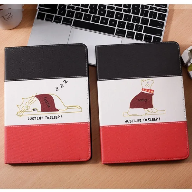 С милым рисунком кота цвет: желтый белый красный Стиль чехол для iPad 2/3/4 Air Air2 мини