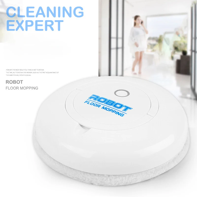 Умный протирание робота чистка бытовая техника черно белая двухцветная Чистящая