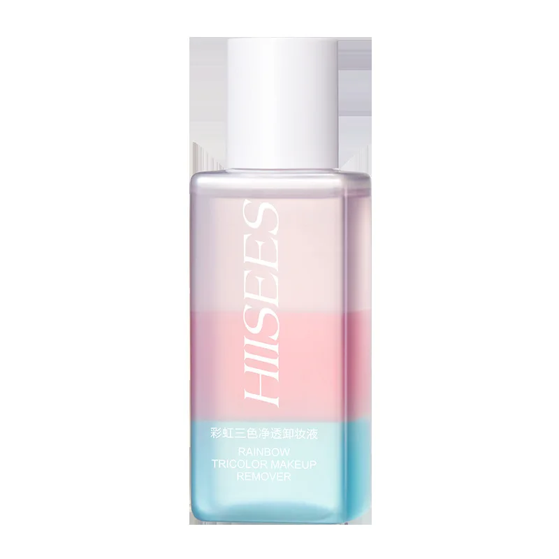 100 г корейское Радужное средство для удаления трехцветного макияжа Освежающая