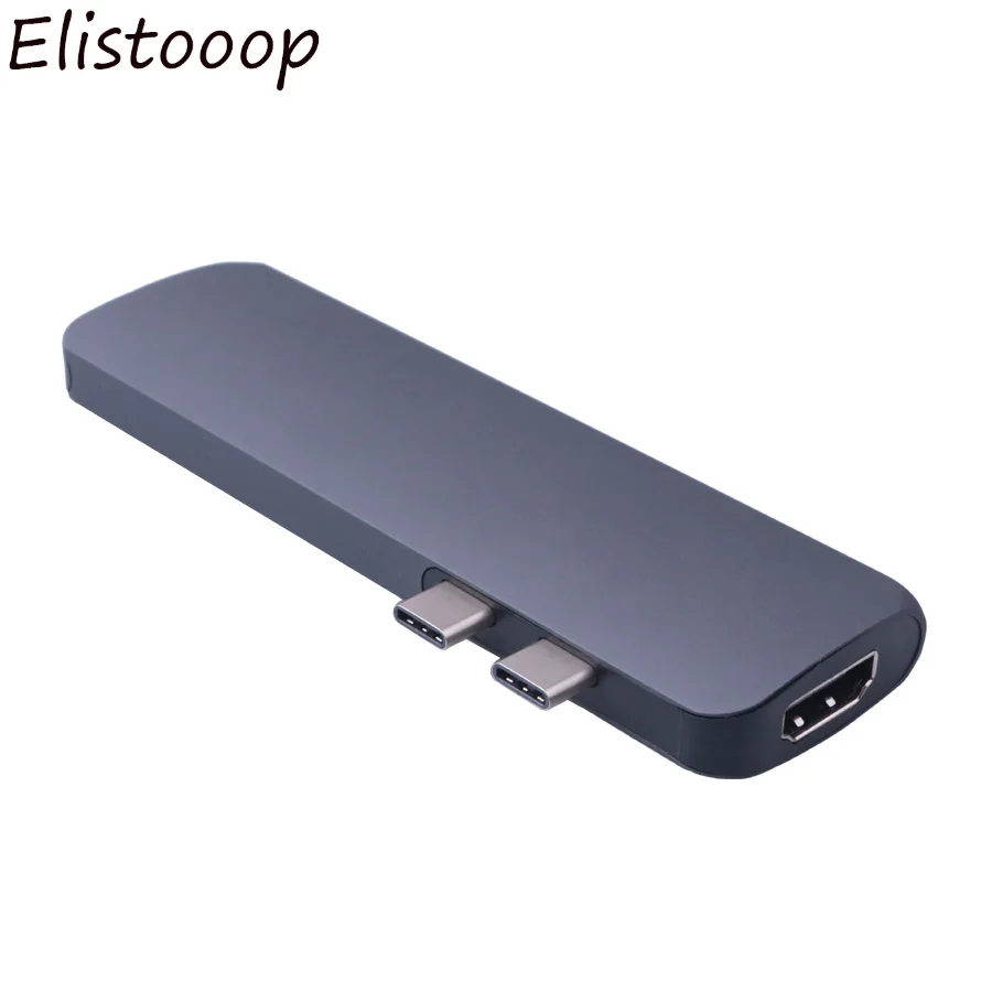 USB C к Hub type адаптер Micro SD TF 2 3 0 для Apple notebook MacBook Pro|Кабели VGA| |