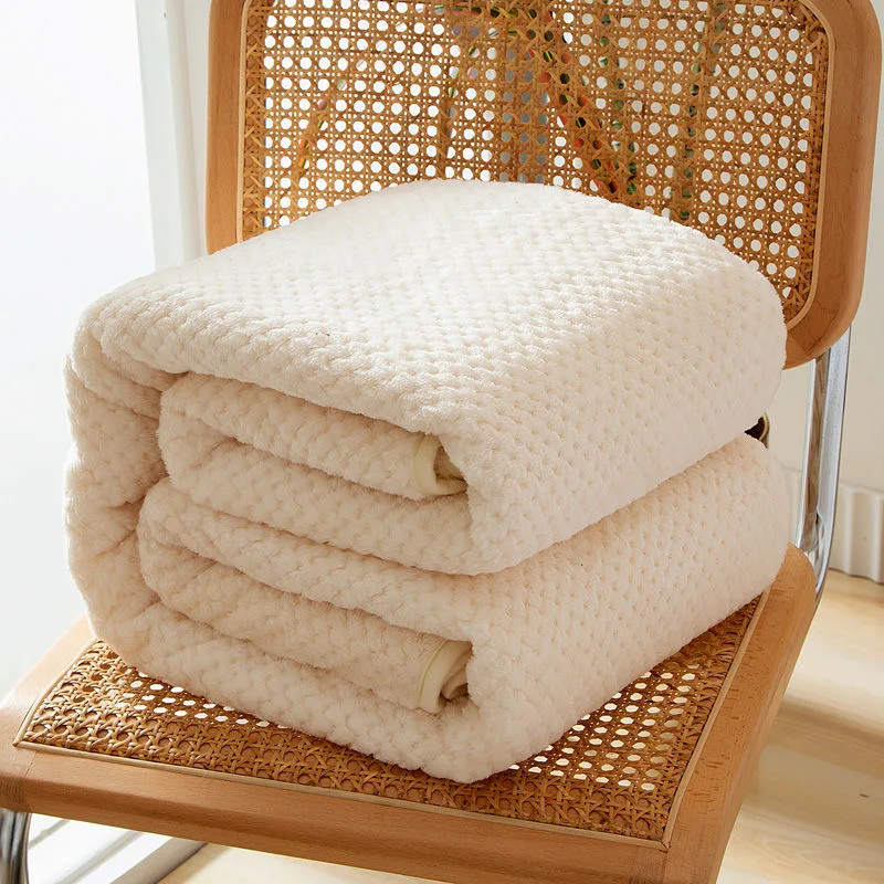 Зимняя норковая фланелевая мягкая и теплая кровать из кораллового флиса Простое