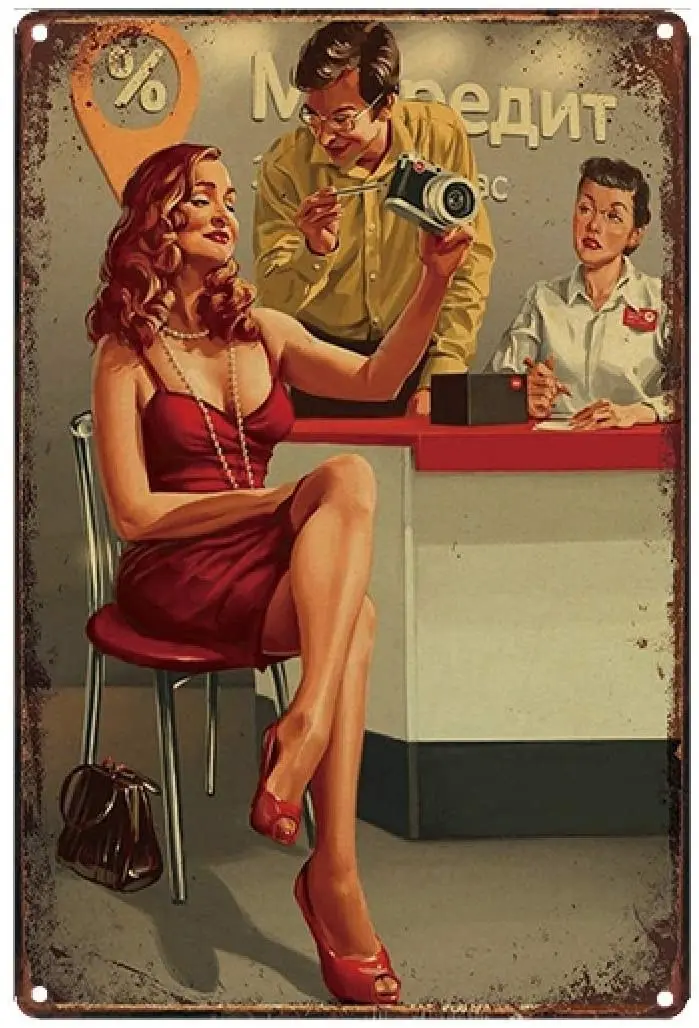 

Настенный стилизованный интерьер, журнал России, винтажная тарелка, настенный паб, домашнее искусство, Декор, автомобиль, железный постер ...