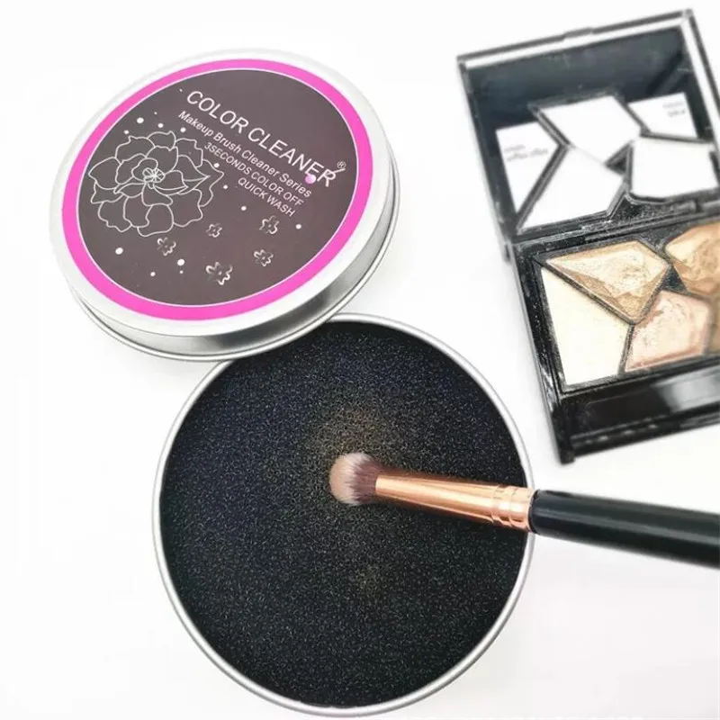 1 шт. набор для очистки кистей макияжа спонж удаления косметики цветов | Красота и