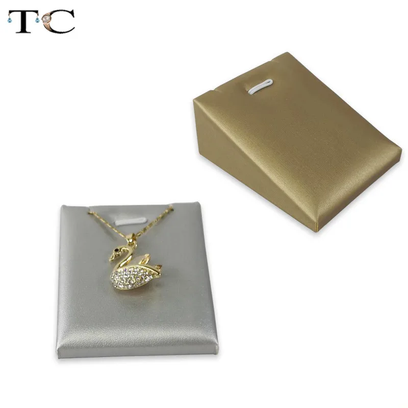 Высокое качество ожерелье Дисплей Стенд кулон держатель Orgnaizer Золотой