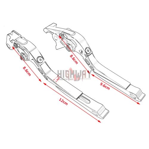Алюминиевый Рычаг тормозной ручки CNC выдвижной складной Регулируемый рычаг