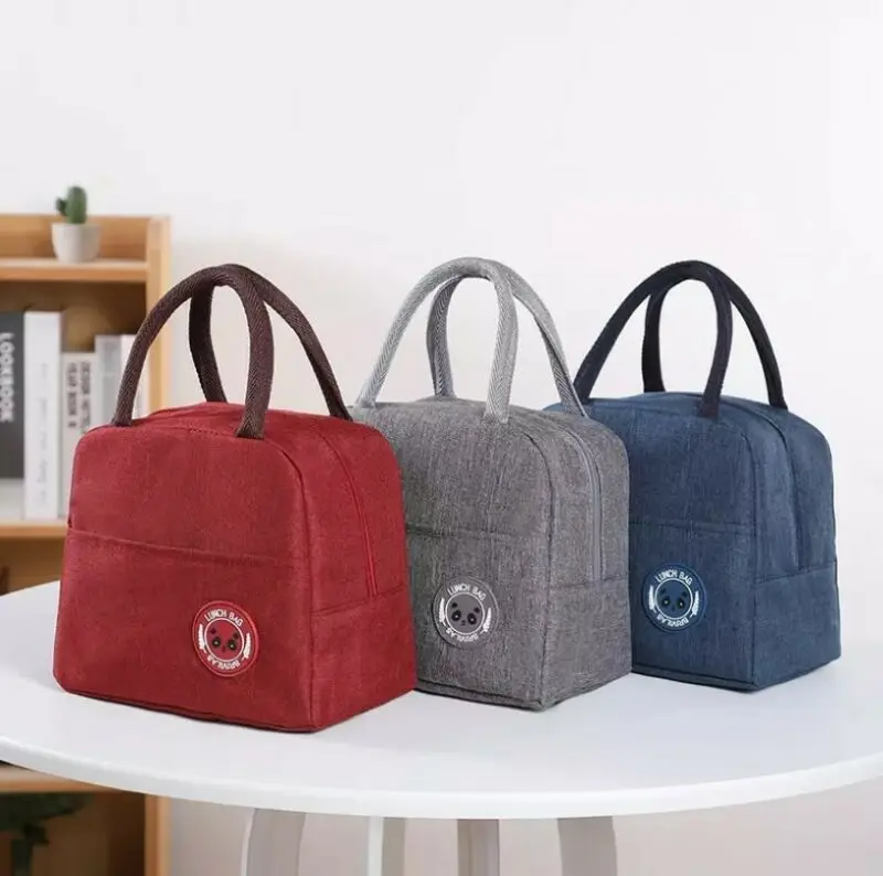 Домашняя Изолированная холщовая коробка из Оксфорда сумка тоут термоохладитель