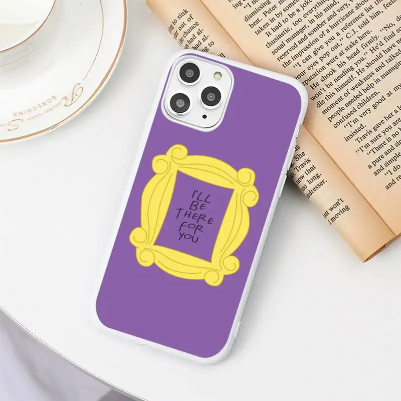 

Friends TV Central Coffee Phone Case Candy Color White for iPhone 11 pro XS MAX 8 7 6 6S Plus X 5S SE 2020 XR