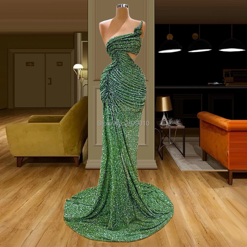 Гламурные кафтаны с блестками русалка вечернее платье длина до пола