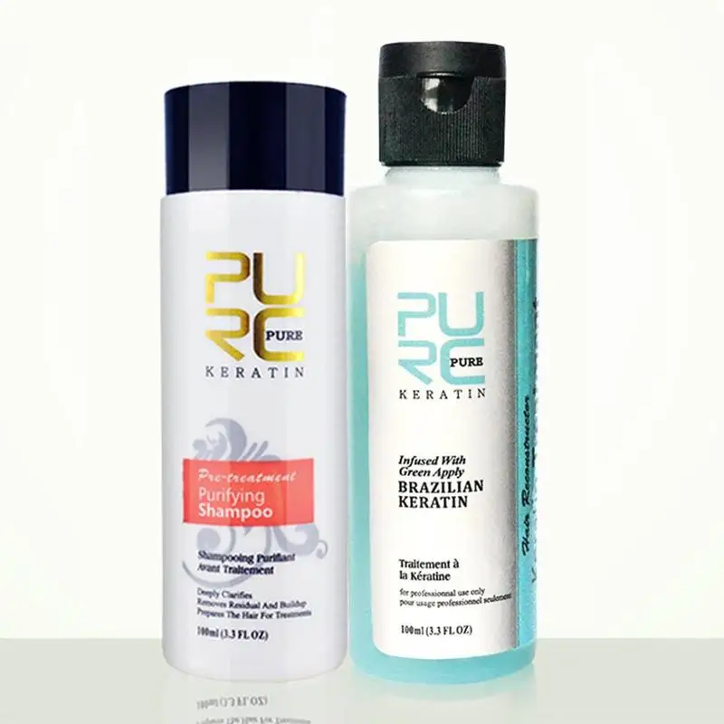 

Protein Therapy Repair Shampoo Keratin Hair Treatment Hair Repair Curly Straight Keratina Cabello Del Damage para Alisado H7B7