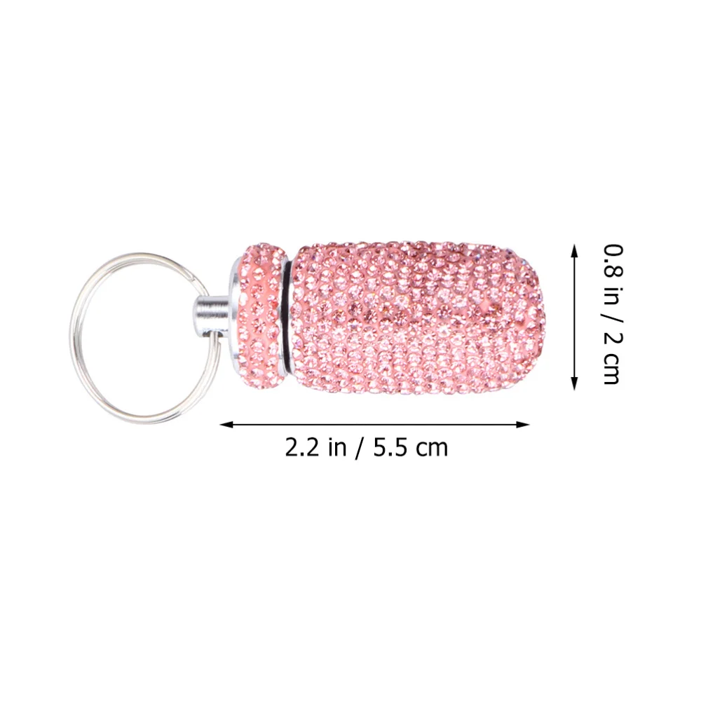 

2 Pcs Waterproof Pill Cases Portable Capsule Bottles Mini Pill Bottles