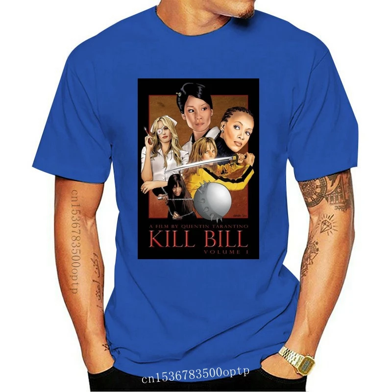 

Новинка, Постер из фильма Убить Билла, женская футболка, футболки в стиле хип-хоп Harajuku, футболки для спортзала, футболки на заказ, Xxxxl
