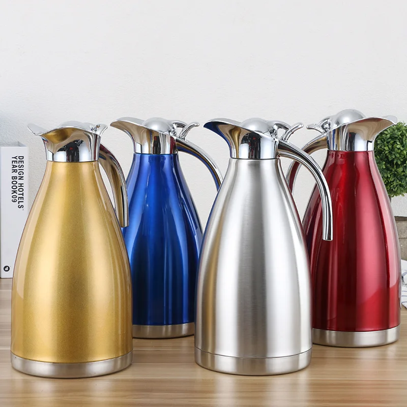 

Stainless Steel Thermos Pot Household Thermos Large Capacity Open Kettle Water Bottle Thermos Insulated Mug Vacuum kettle Water
