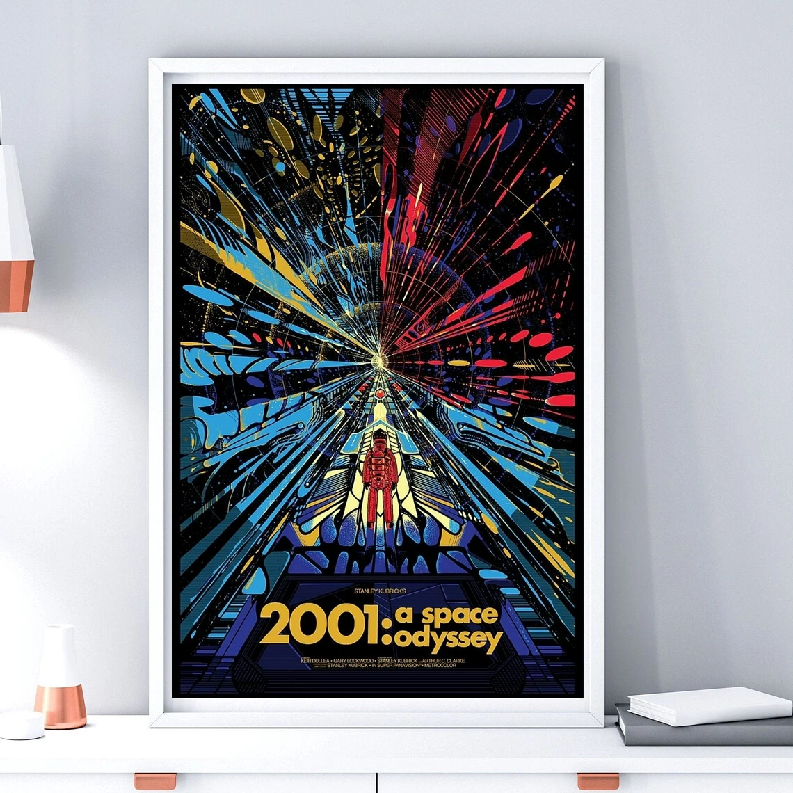 2001: Космическая Одиссея Кубрик постер фильма классический винтажный ретро холст