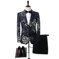 jeltonewin coat pant design latest 2022 new arrival floral men clothing custom made slim fit terno masculino tuxedo weddings