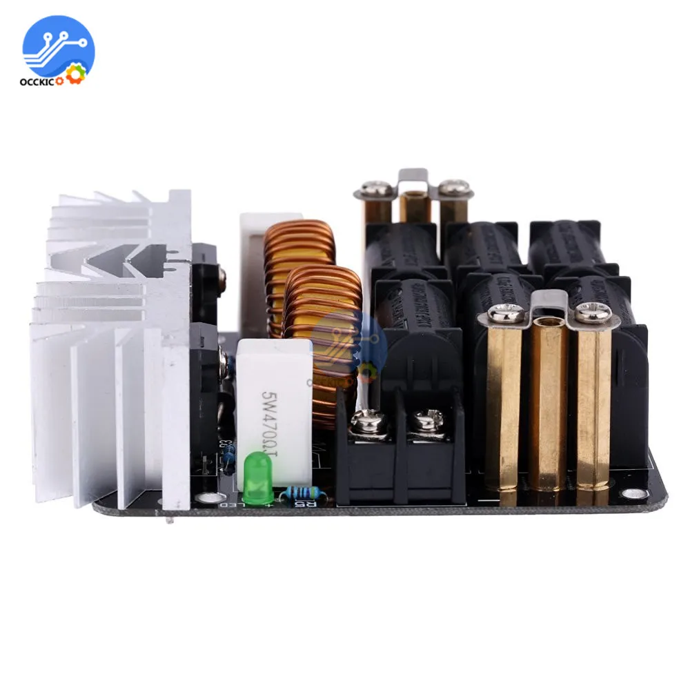 Высокая Мощность 20A 1000W ZVS низкое нулевой Напряжение индукционный нагрев Доска модуль постоянного тока 12 V-48 V Flyback драйвер нагреватель для DIY Высокое качество