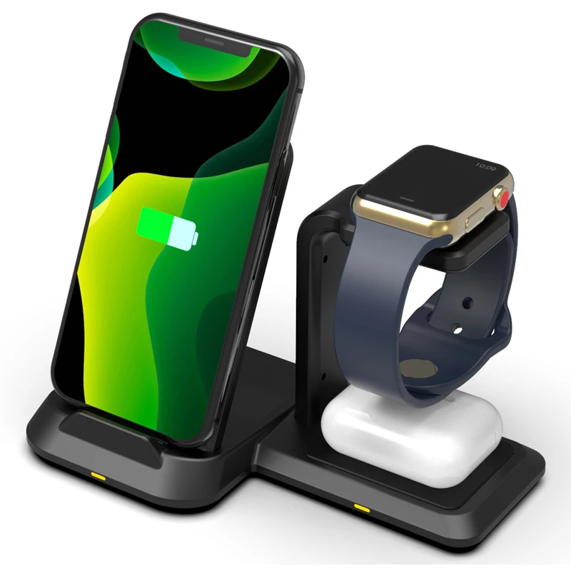 3в1 беспроводные зарядные устройства для Samsung Note 20 10 Plus S10 S9 быстрая Беспроводная