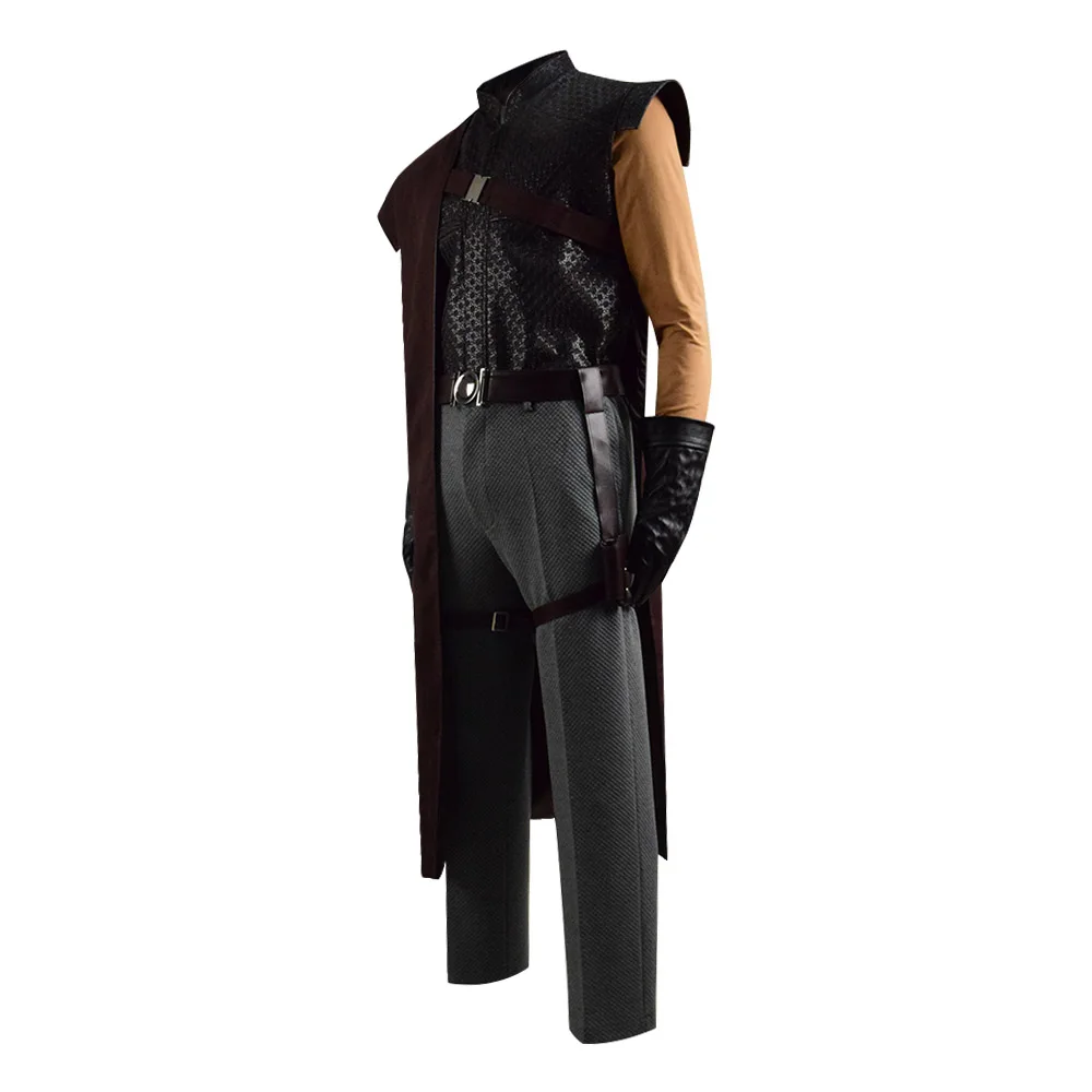 

Cossky Greef Carga Cosplay Costume Men PU Battle Suit Uniform