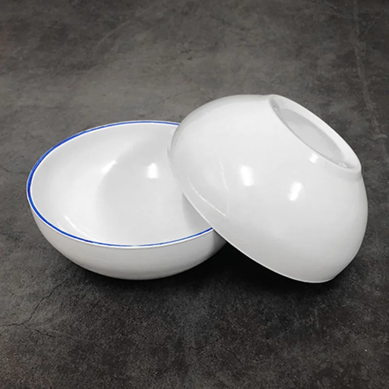

Water from Above Bowls (White,Dia 13.5*H5.5cm) Magic Tricks Stage Illusion Gimmick Props Comedy Empty Double Bowl of Water Magia