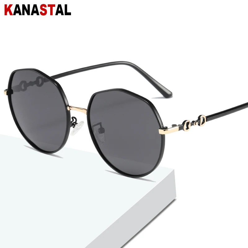 

Women's Polarized Sunglasses Anti UV Metal Polygon Eyeglasses Frames Visor Eyewear Sunscreen Traveling Cycling Sun Glasses Men