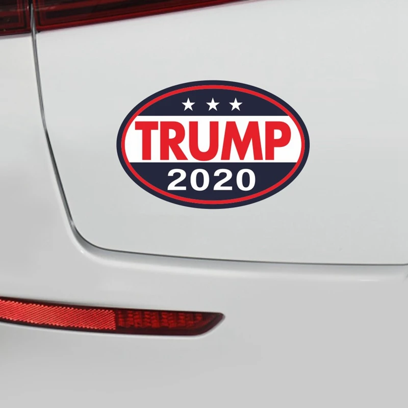 5Pcs Car Sticke President Donald Trump Oval Shaped 2020 Election Patriotic Bumper | Автомобили и мотоциклы