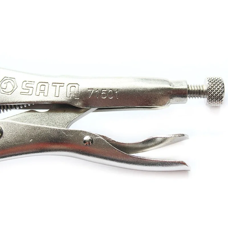 Инструмент SATA фиксирующие плоскогубцы 8 &quotширокие челюсти железные