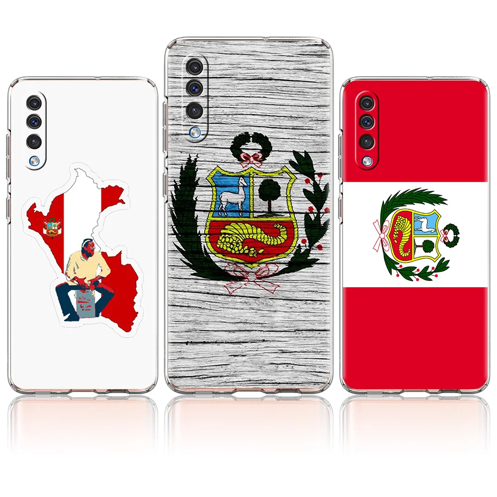 

Peru Flag Coat Of Arms Phone Case For Samsung Galaxy A50 A70 A20 A30 A40 A20E A10 A10S A20S A02S A12 A22 A32 A52 A72 Soft Cover