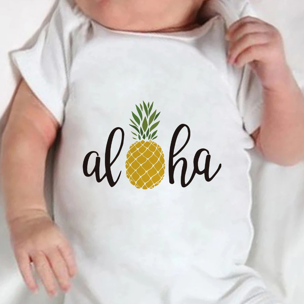 

Pineapple Printed Aesthetic Jumpsuits Fashion Baby Clothes Aesthetic Cute Girl Newborn Bodysuit Spain Summer Ropa De Bebe NiÃ±a