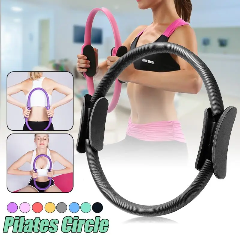 

5Color Professional Yoga Circle Pilates Sport Magic Ring Women Fitness Kinetic Resistance Circle Gym Workout Pilates Accessories