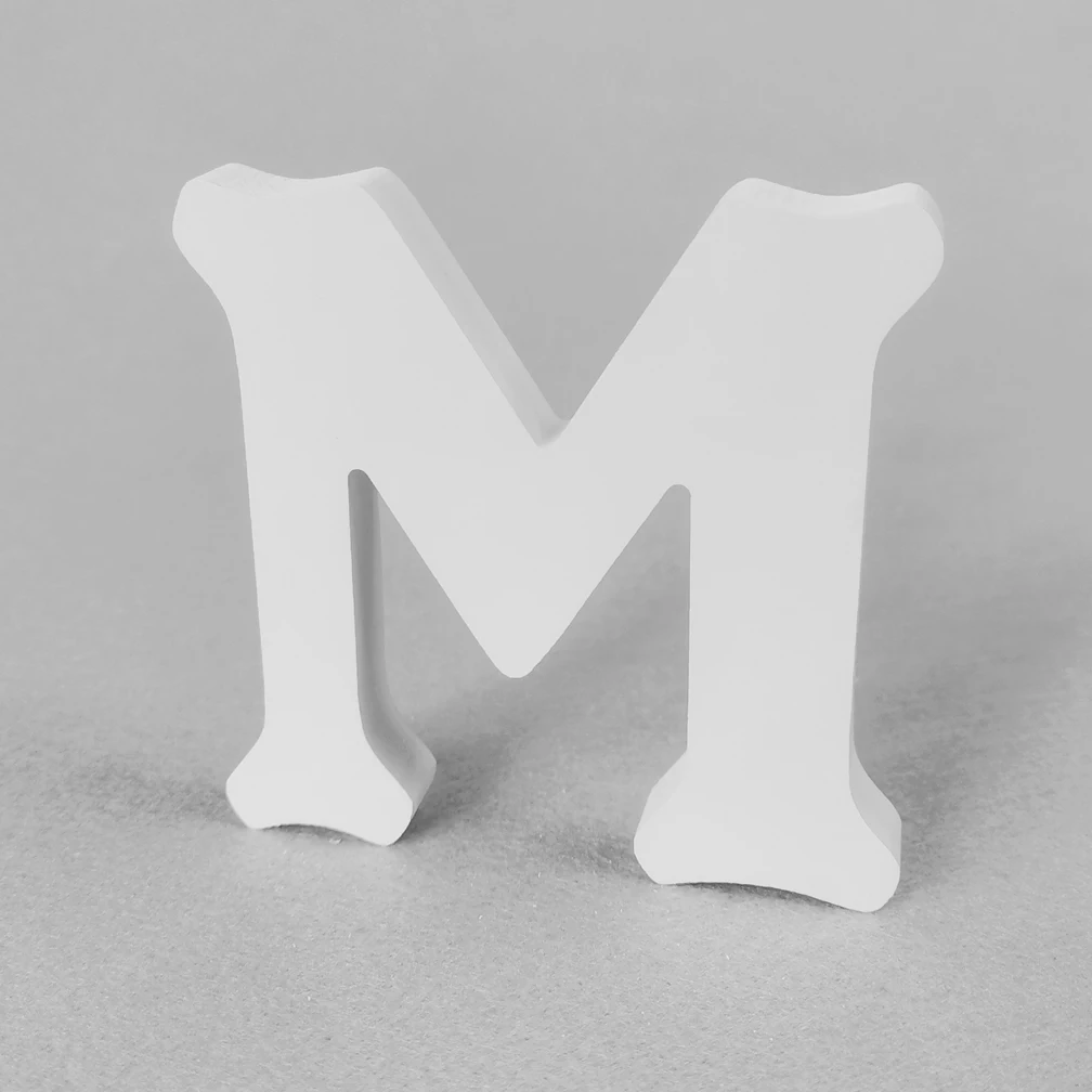 

20cm White Wood Letters Alphabet Birthday Party Wedding Party Home Decoration & DIY Customized Sign Art Crafts Wooden letters