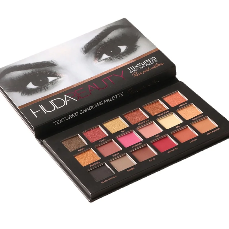 18 цветов Тени для век Матовая косметическая Палитра мерцающие Перламутровые