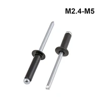 aluminium mushroon head break mandrel blind rivets nail pop rivets m2 4 m2 8 m3 2 m4 m5 black