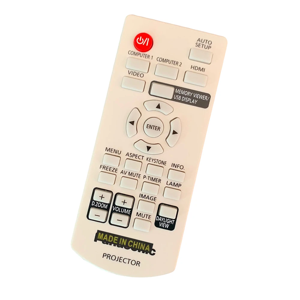 

Original New Remote Control For Panasonic PT-VX400 PT-VX410Z PT-VX420 PT-VX500 PT-VX500U PT-VX510 PT-VX510U 3LCD Projector