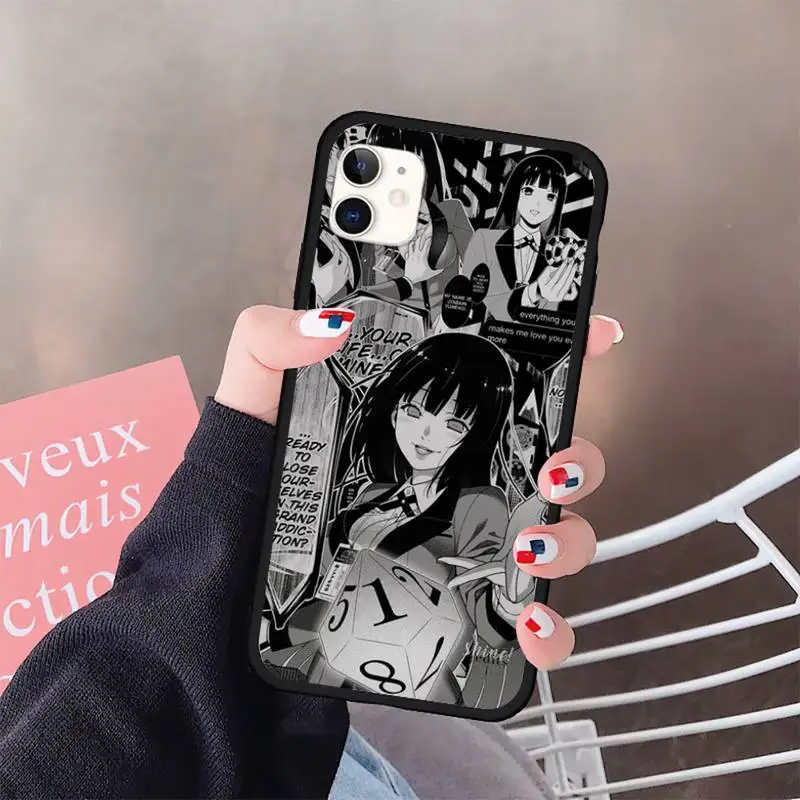 

Anime Jabami Yumeko Kakegurui Phone Case for iPhone 11 12 pro XS MAX 8 7 6 6S Plus X 5S SE 2020 XR
