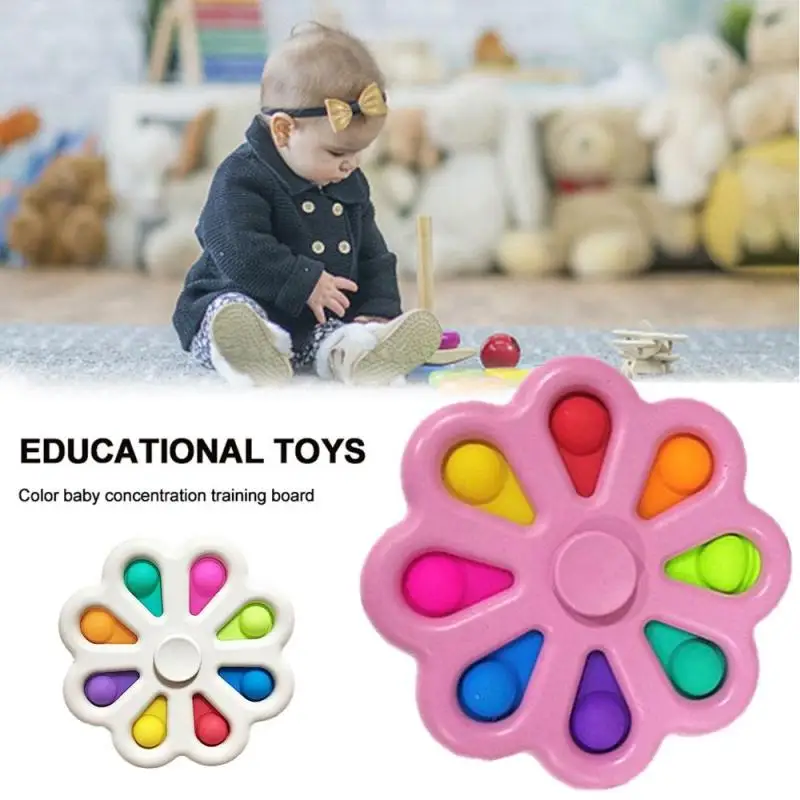 

1pcs Fidget Toy Simple Dimple Toy Brain Toys Stress Relief Hand Toys Early Educational Toy For Kids Push Toy Dropshipping