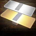 Комнатный светодиодный настенный светильник, 3 Вт, 12 Вт, 220 В, 110 В, прикроватный настенный светильник для спальни, гостиной, балкона, коридора, настенный светильник, акриловое настенное бра