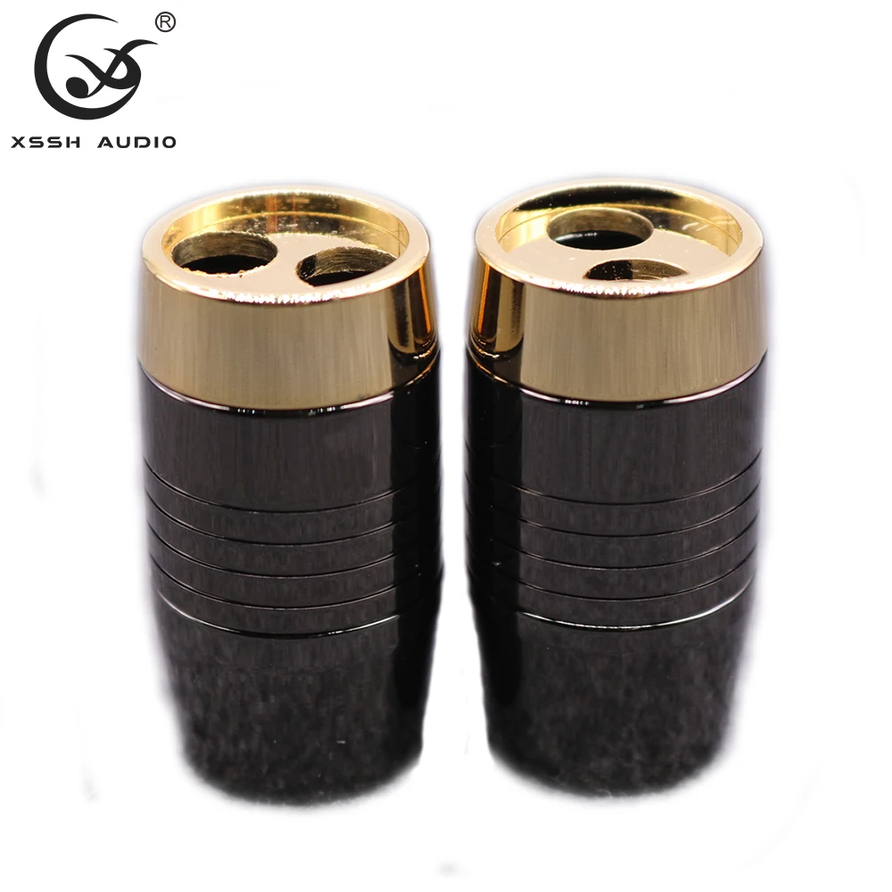 4 шт. YIVI &quotсделай сам&quot Hi Fi Системы однотонные Сталь Динамик аудио видео кабель