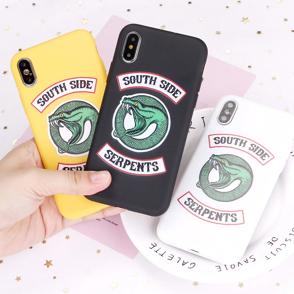 Силиконовый чехол для 12 13Mini 11 Pro 8 8Plus X XR 7 7Plus XS Max TV Riverdale Jughead Jones South Side Candy телефона