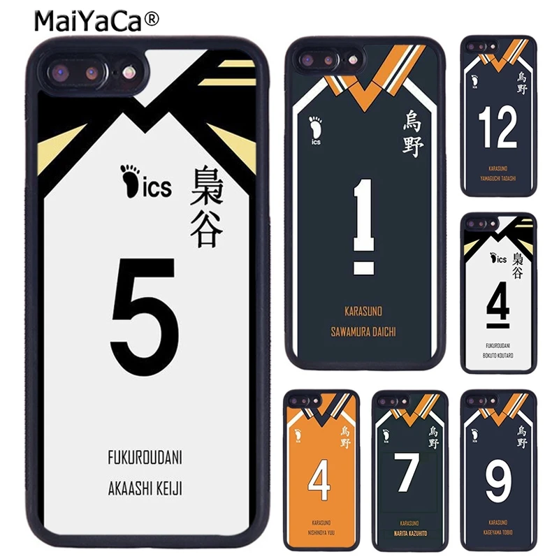 MaiYaCa Haikyuu! Чехол для iPhone X XR XS 11 12 Pro MAX 5 6 6S 7 8 Plus Samsung S7 S8 S9 S10 | Мобильные телефоны и