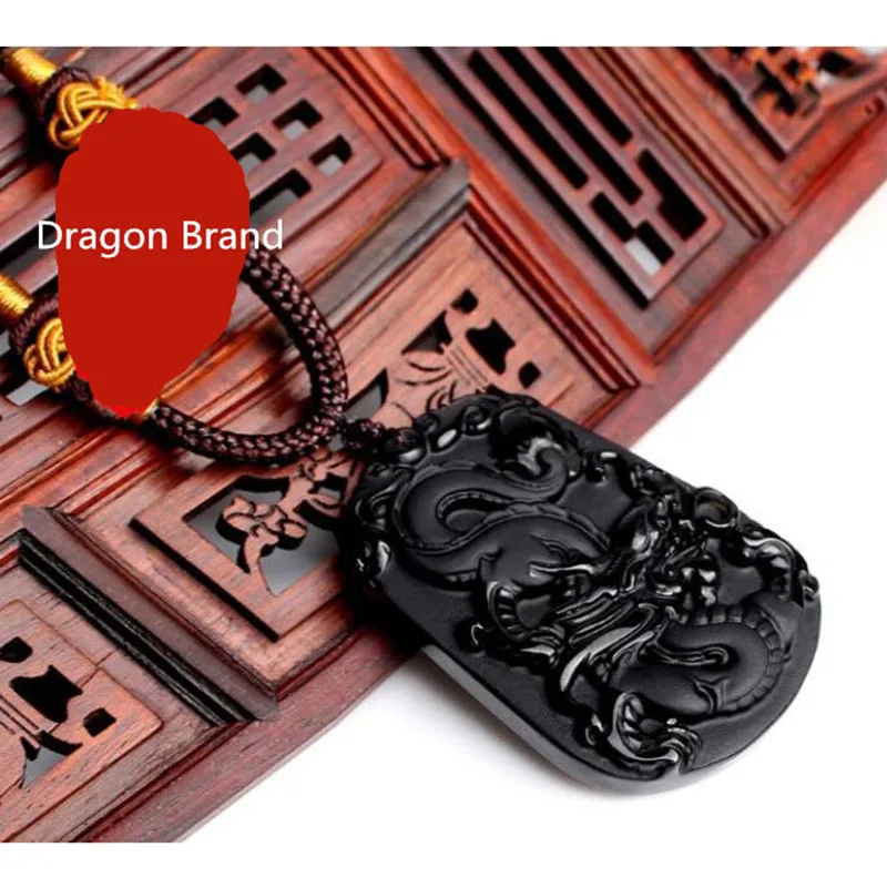 Лидер продаж подвеска-Талисман из натурального высококачественного обсидиана с