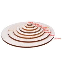 5 100pcs diy craft unfinished natural wood slices circles log discs for christmas diy craft rustic wedding ornament