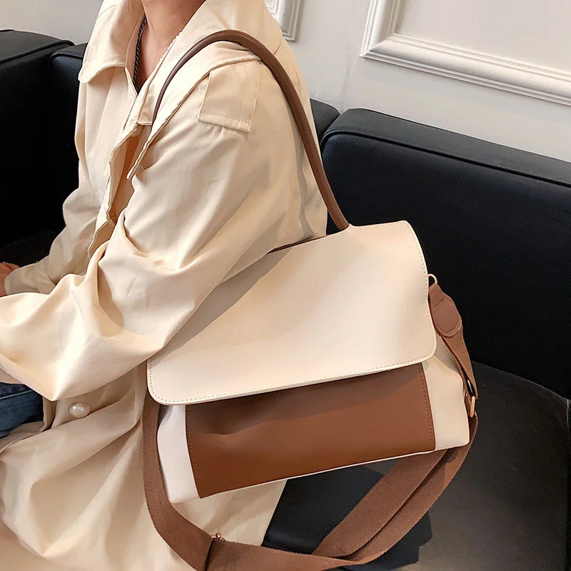 

Женская сумка высокого качества, Новинка осени 2021, модная сумка-тоут на одно плечо, сумка-мессенджер в иностранном стиле